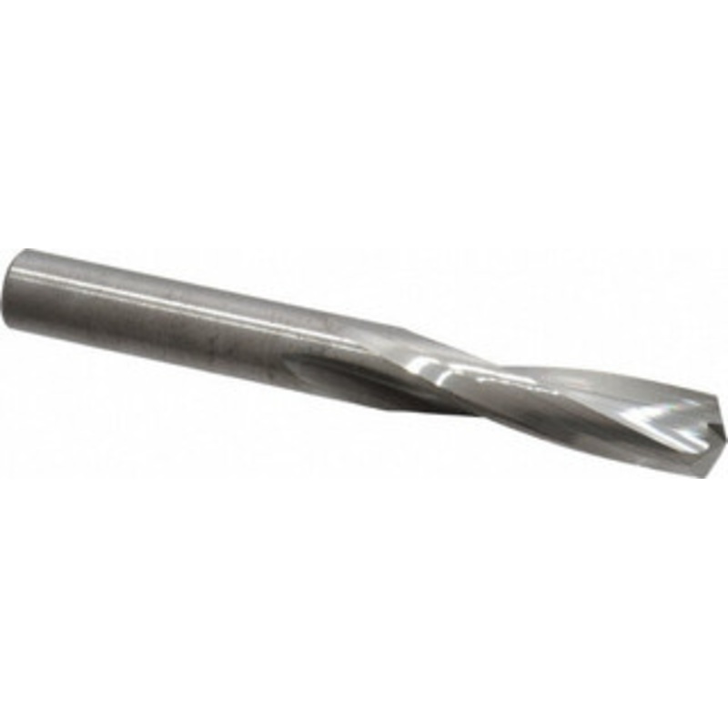 Atrax 9mm 135 Spiral Flute Solid Carbide Screw Machine Drill Bit Bright Finish, Right Hand Cut, 1-3/4 Flute Length, 3-1/16 OAL, Split Point, Straight Shank 460-403543 – 85253482