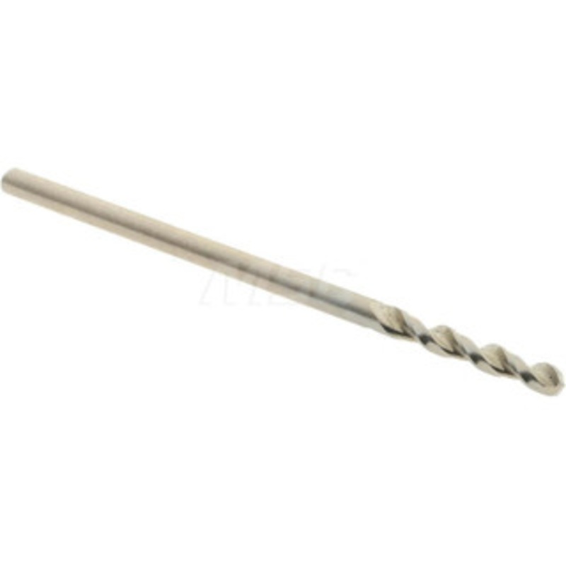 Accupro 0.0571 130 Parabolic Flute Cobalt Screw Machine Drill Bit Bright Finish, Right Hand Cut, 0.354 Flute Length, 1.26 OAL, Standard Point, Straight Shank 1630145-AC – 01331057