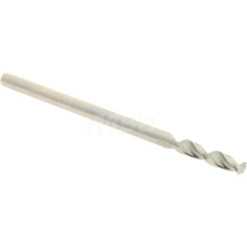 Accupro 0.0807 130 Parabolic Flute Cobalt Screw Machine Drill Bit Bright Finish, Right Hand Cut, 0.472 Flute Length, 1.496 OAL, Split Point, Straight Shank 1630205-AC – 01331255