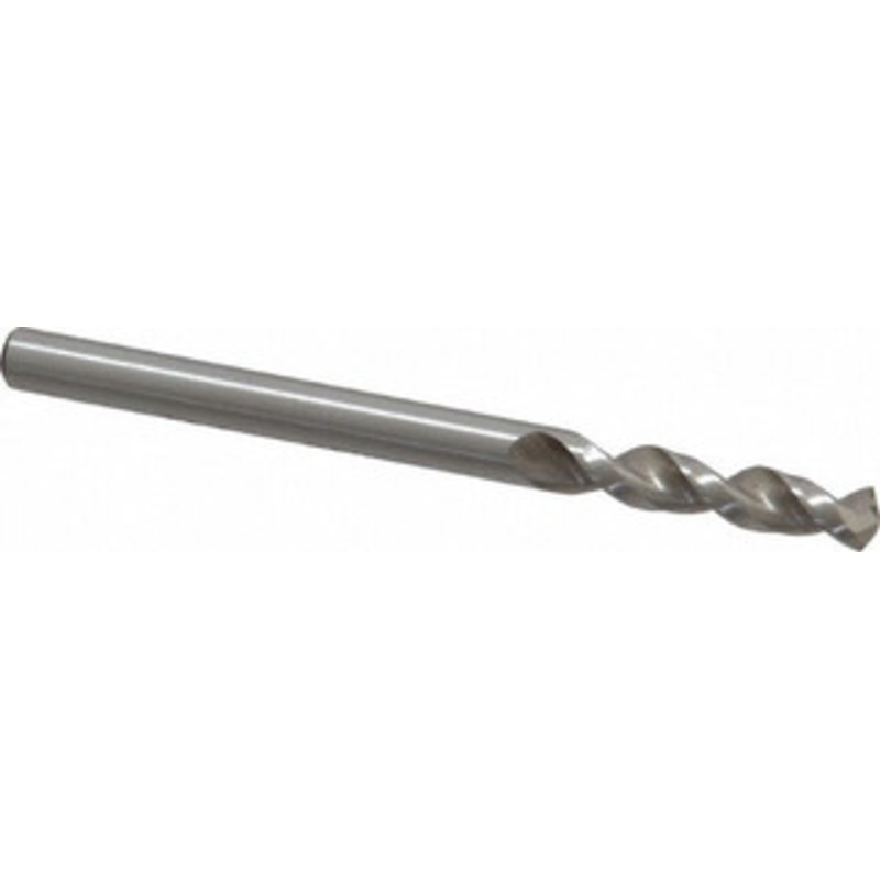 Accupro 0.1575 130 Parabolic Flute Cobalt Screw Machine Drill Bit Bright Finish, Right Hand Cut, 0.866 Flute Length, 2.165 OAL, Split Point, Straight Shank 1630400-AC – 01331867