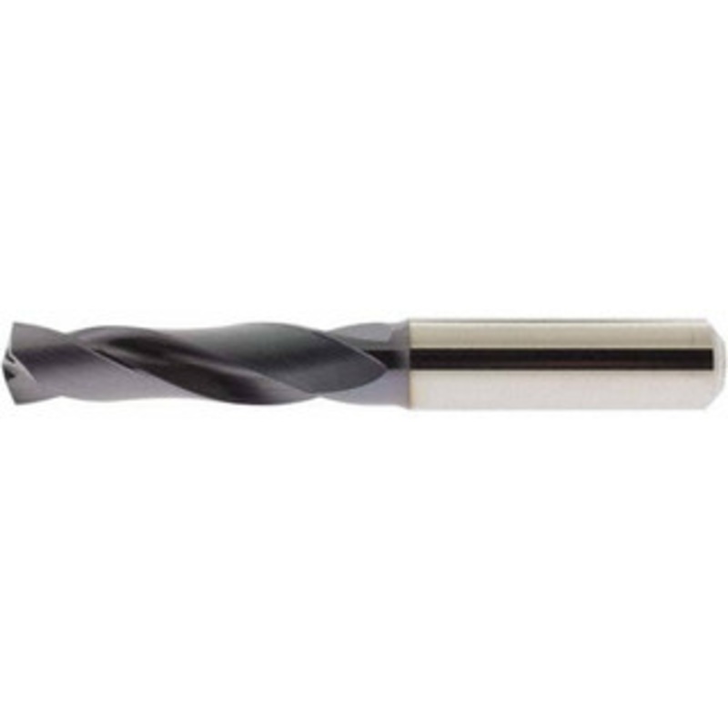 Accupro 1/8 140 Spiral Flute Solid Carbide Screw Machine Drill Bit AlTiN Finish, Right Hand Cut, 20mm Flute Length, 62mm OAL, Straight Shank, Through Coolant UL177038 – 41585977