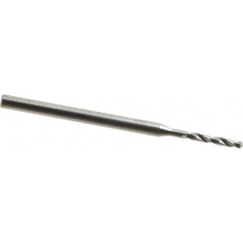 Big Kaiser 0.035, 118 Point, Solid Carbide Micro Drill Bit 0.984 OAL, 5.7mm Flute Length, 1.5mm Shank Diam, Series 50 699 50699-0.89 – 01197953