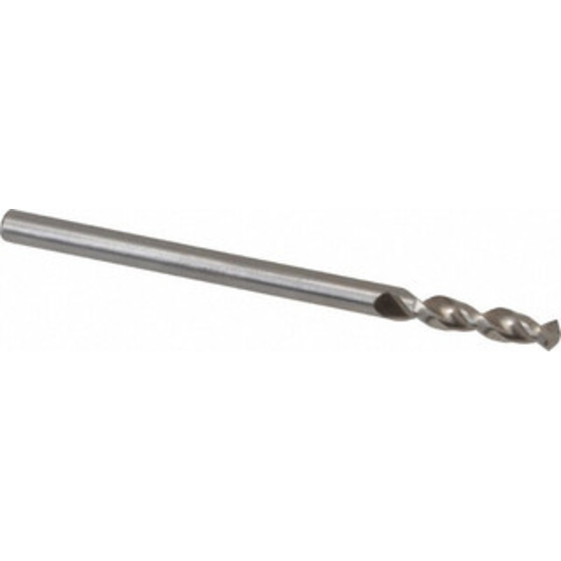 Accupro 0.1004 130 Parabolic Flute Cobalt Screw Machine Drill Bit Bright Finish, Right Hand Cut, 0.551 Flute Length, 1.693 OAL, Split Point, Straight Shank 1630255-AC – 01331453