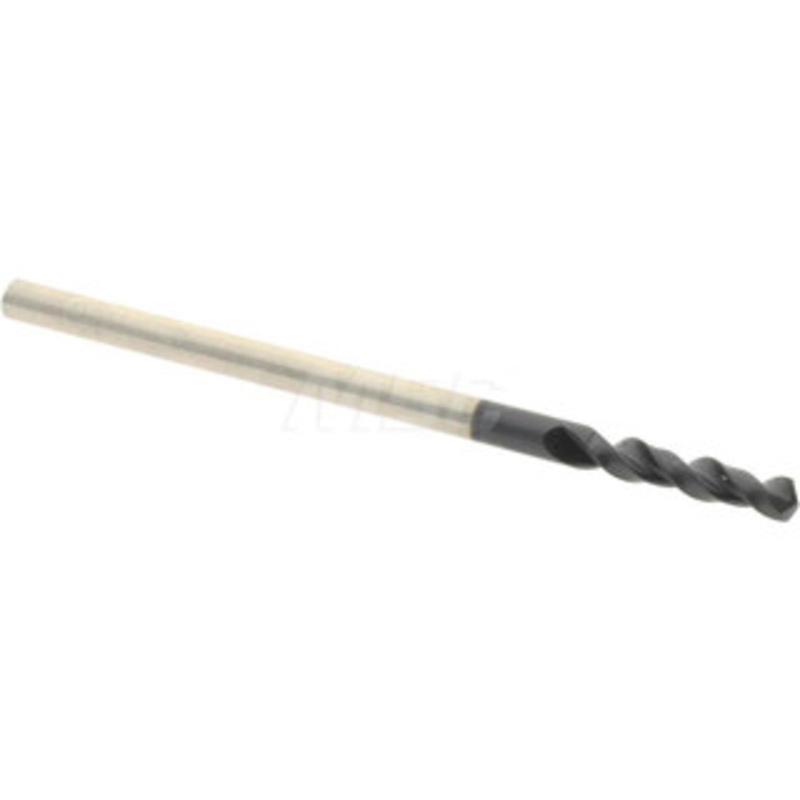 Accupro 0.0768 130 Parabolic Flute Cobalt Screw Machine Drill Bit TiAlN Finish, Right Hand Cut, 0.472 Flute Length, 1.496 OAL, Split Point, Straight Shank 1630195A-AC – 01348135