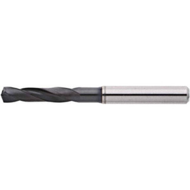 Accupro 1/4 135 Spiral Flute Solid Carbide Screw Machine Drill Bit AlTiN Finish, Right Hand Cut, 34mm Flute Length, 73mm OAL, Straight Shank, Through Coolant US109003 – 41586298