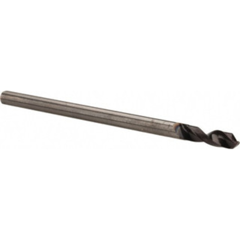 Accupro 1/8 140 Spiral Flute Solid Carbide Screw Machine Drill Bit AlTiN Finish, Right Hand Cut, 11.9mm Flute Length, 60mm OAL, Standard Point, Straight Shank, Through Coolant 77712594 – 77712594