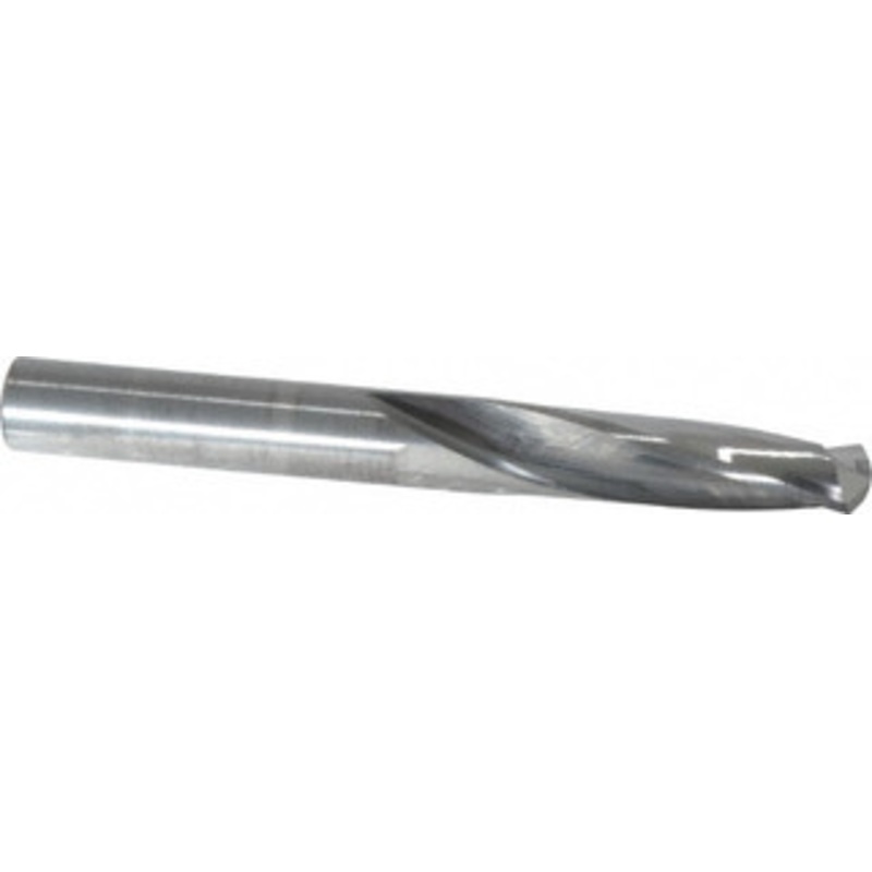 Atrax 8.5mm 135 Spiral Flute Solid Carbide Screw Machine Drill Bit Bright Finish, Right Hand Cut, 1-11/16 Flute Length, 3 OAL, Split Point, Straight Shank 460-403346 – 85253458