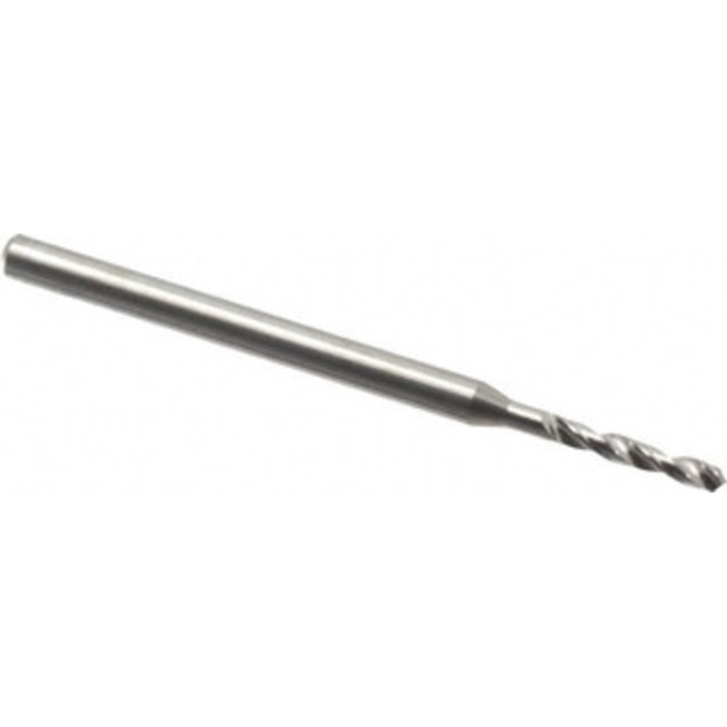 Big Kaiser 0.0354, 118 Point, Solid Carbide Micro Drill Bit 0.984 OAL, 5.7mm Flute Length, 1.5mm Shank Diam, Series 50 699 50699-0.90 – 01197961