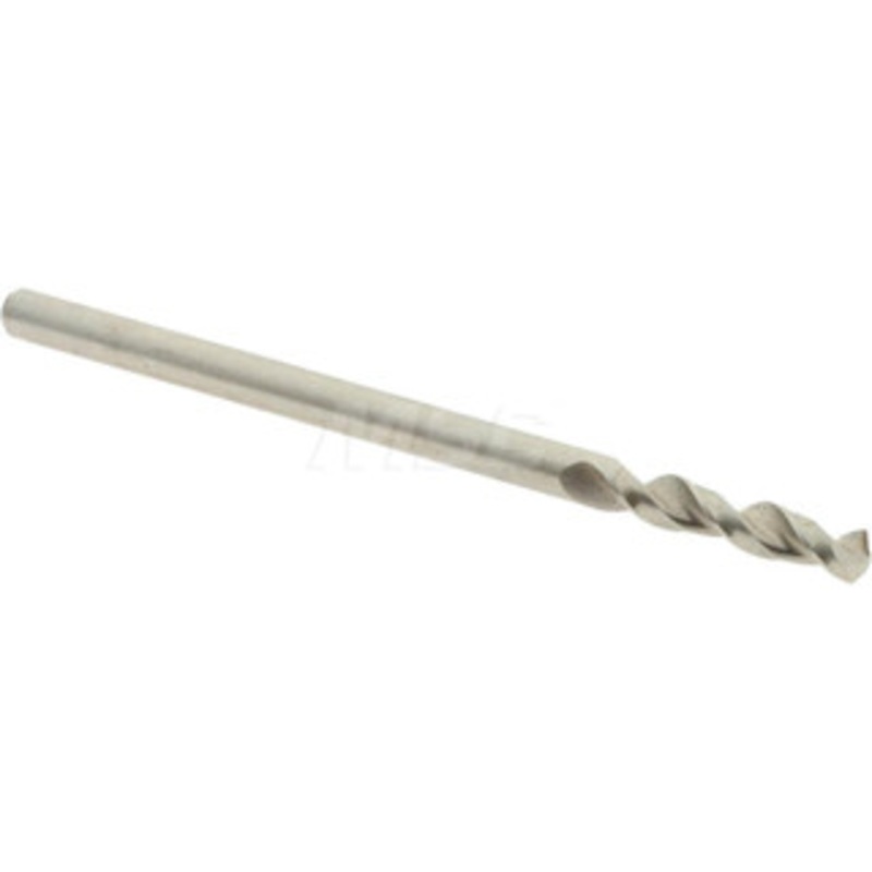 Accupro 0.0945 130 Parabolic Flute Cobalt Screw Machine Drill Bit Bright Finish, Right Hand Cut, 0.551 Flute Length, 1.693 OAL, Split Point, Straight Shank 1630240-AC – 01331388