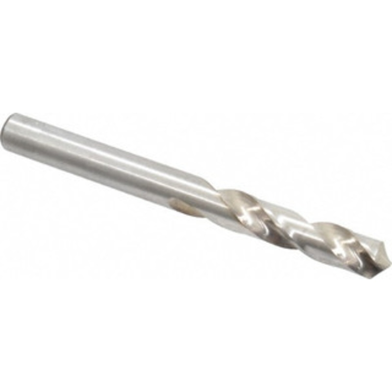 Chicago-Latrobe 17/64 118 Spiral Flute High Speed Steel Screw Machine Drill Bit Bright Finish, Right Hand Cut, 1-7/16 Flute Length, 2-5/8 OAL, Standard Point, Straight Shank 48517 – 81353179