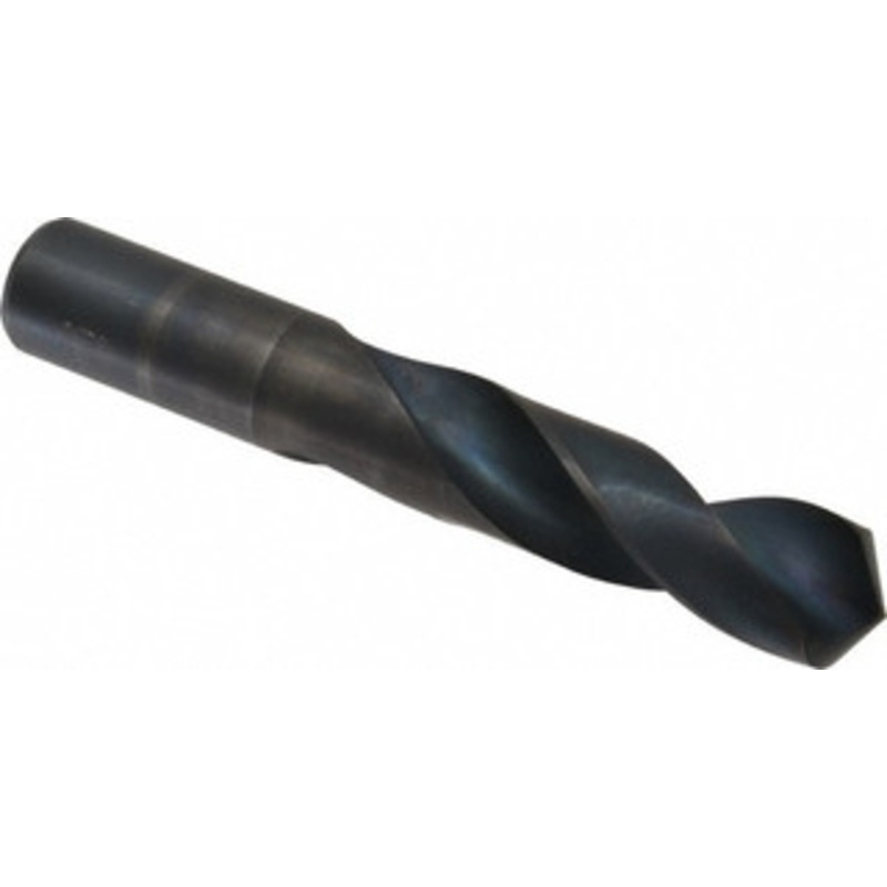 Chicago-Latrobe 29/32 118 Spiral Flute High Speed Steel Screw Machine Drill Bit Oxide Finish, Right Hand Cut, 3-5/8 Flute Length, 5-5/8 OAL, Standard Point, Straight Shank 48558 – 81353583