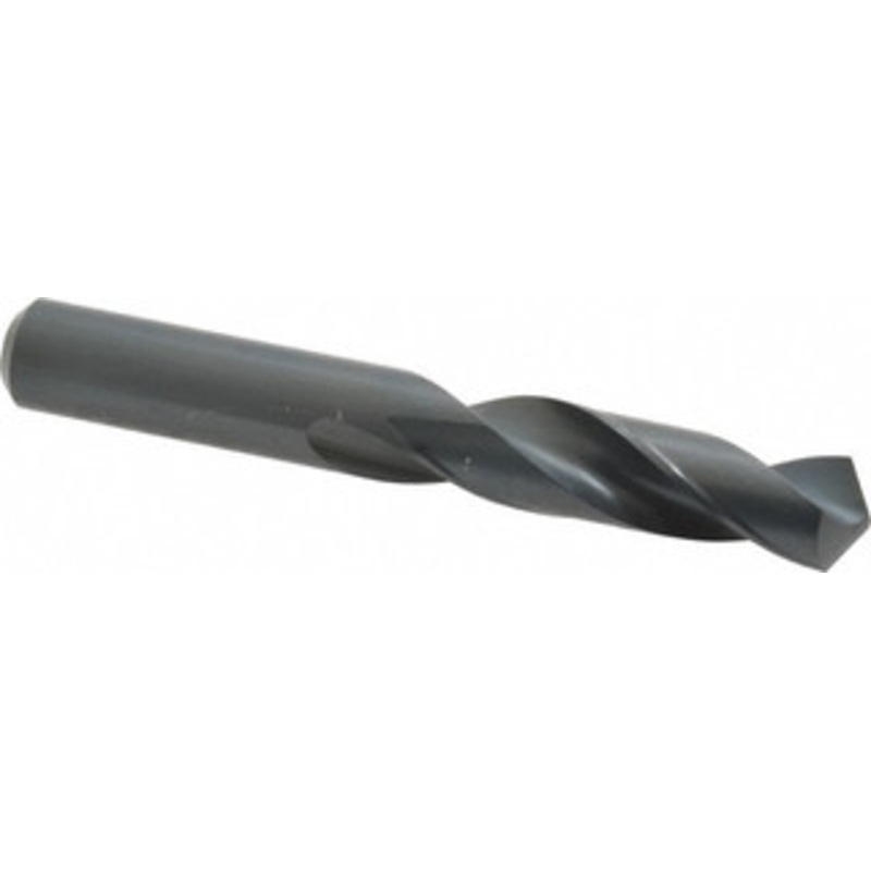Chicago-Latrobe 33/64 118 Spiral Flute High Speed Steel Screw Machine Drill Bit Oxide Finish, Right Hand Cut, 2-3/8 Flute Length, 3-7/8 OAL, Standard Point, Straight Shank 48533 – 81353336