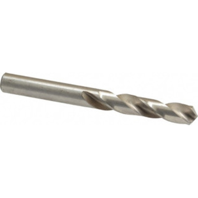 Chicago-Latrobe 0.281 118 Spiral Flute High Speed Steel Screw Machine Drill Bit Bright Finish, Right Hand Cut, 1-1/2 Flute Length, 2-11/16 OAL, Standard Point, Straight Shank 48811 – 81355117