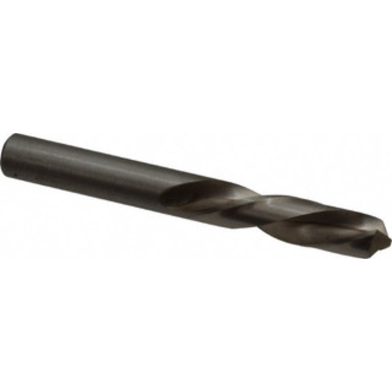 Chicago-Latrobe 25/64 118 Spiral Flute High Speed Steel Screw Machine Drill Bit Bright Finish, Left Hand Cut, 1-7/8 Flute Length, 3-1/4 OAL, Standard Point, Straight Shank 48925 – 81350258