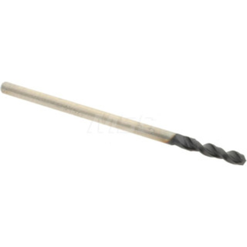 Accupro 0.063 130 Parabolic Flute Cobalt Screw Machine Drill Bit TiAlN Finish, Right Hand Cut, 0.394 Flute Length, 1.339 OAL, Split Point, Straight Shank 1630160A-AC – 01348028