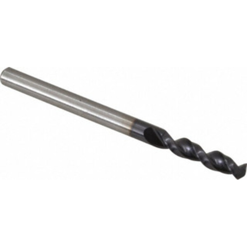 Accupro 0.1535 130 Parabolic Flute Cobalt Screw Machine Drill Bit TiAlN Finish, Right Hand Cut, 0.866 Flute Length, 2.165 OAL, Split Point, Straight Shank 1630390A-AC – 01348747