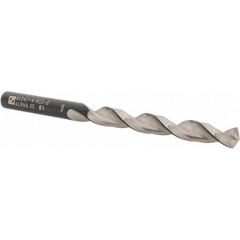Walter Titex 9mm 130 Cobalt Jobber Drill Oxide Finish, Right Hand Cut, Parabolic Flute, Straight Shank, 4-29/32 OAL, Split Point 5060638 – 01503408